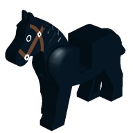 Classic Pferd Schwarz