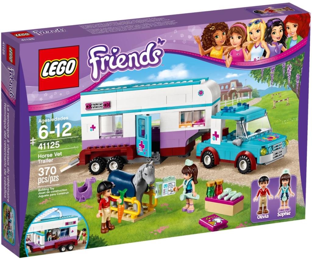 41125: LEGO® Friends Horse Vet Trailer / Pferdeanhänger und Tierärztin