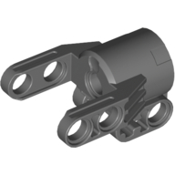 4528038 / 61904 Technic Achs- und Pinverbinderblock 3x4x2 Neu Dunkelgrau