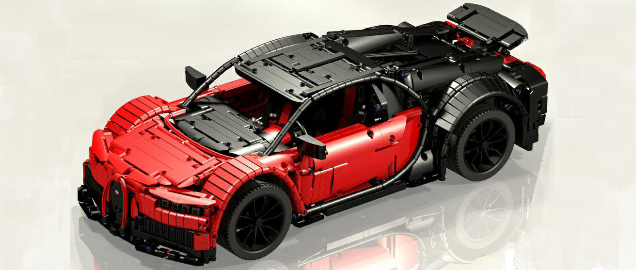 Bauanleitung Bugatti Chiron Technic MOC