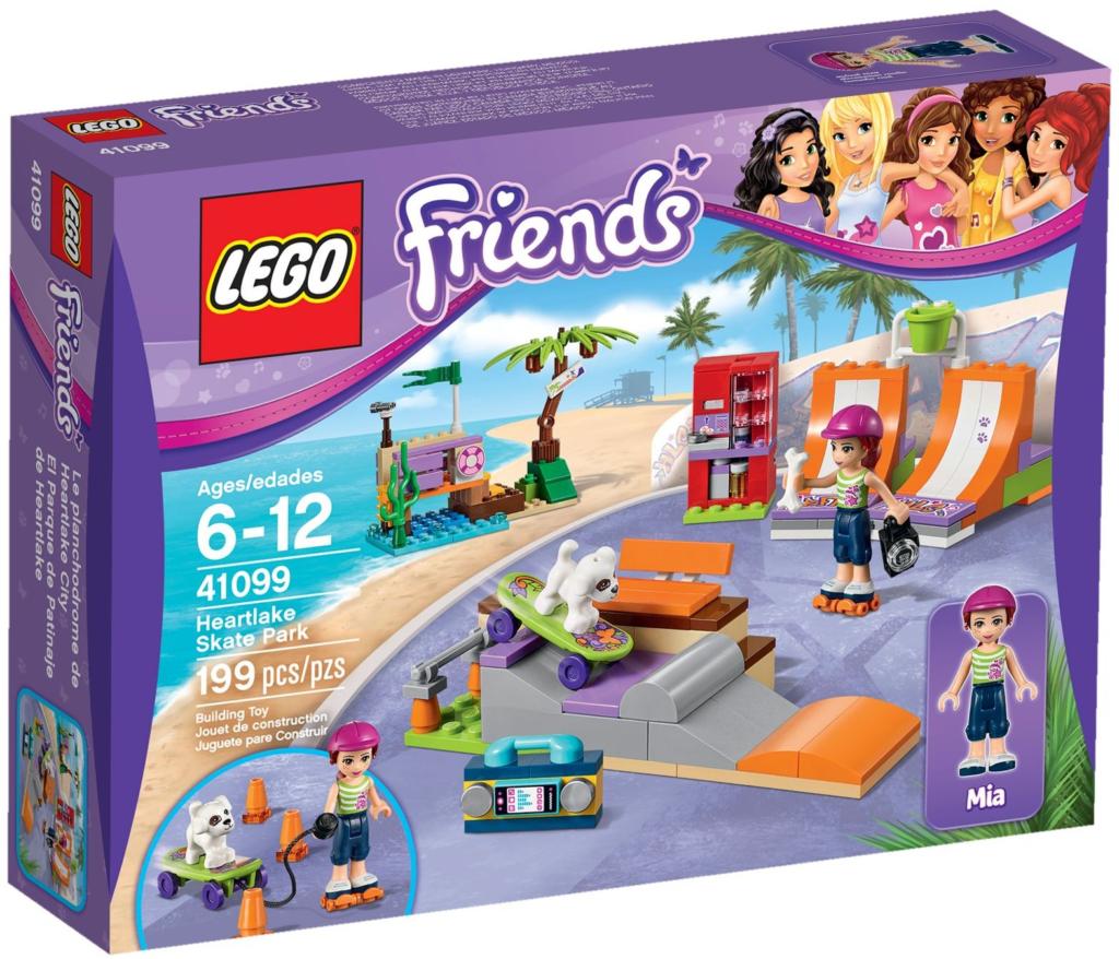 lego friends 41099 heartlake skatepark