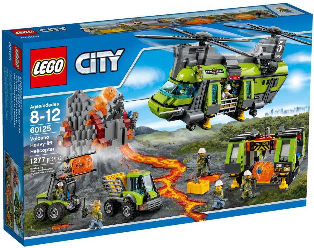 lego city 60125 volcano heavy lift helicopter vulkan schwerlasthelikopter