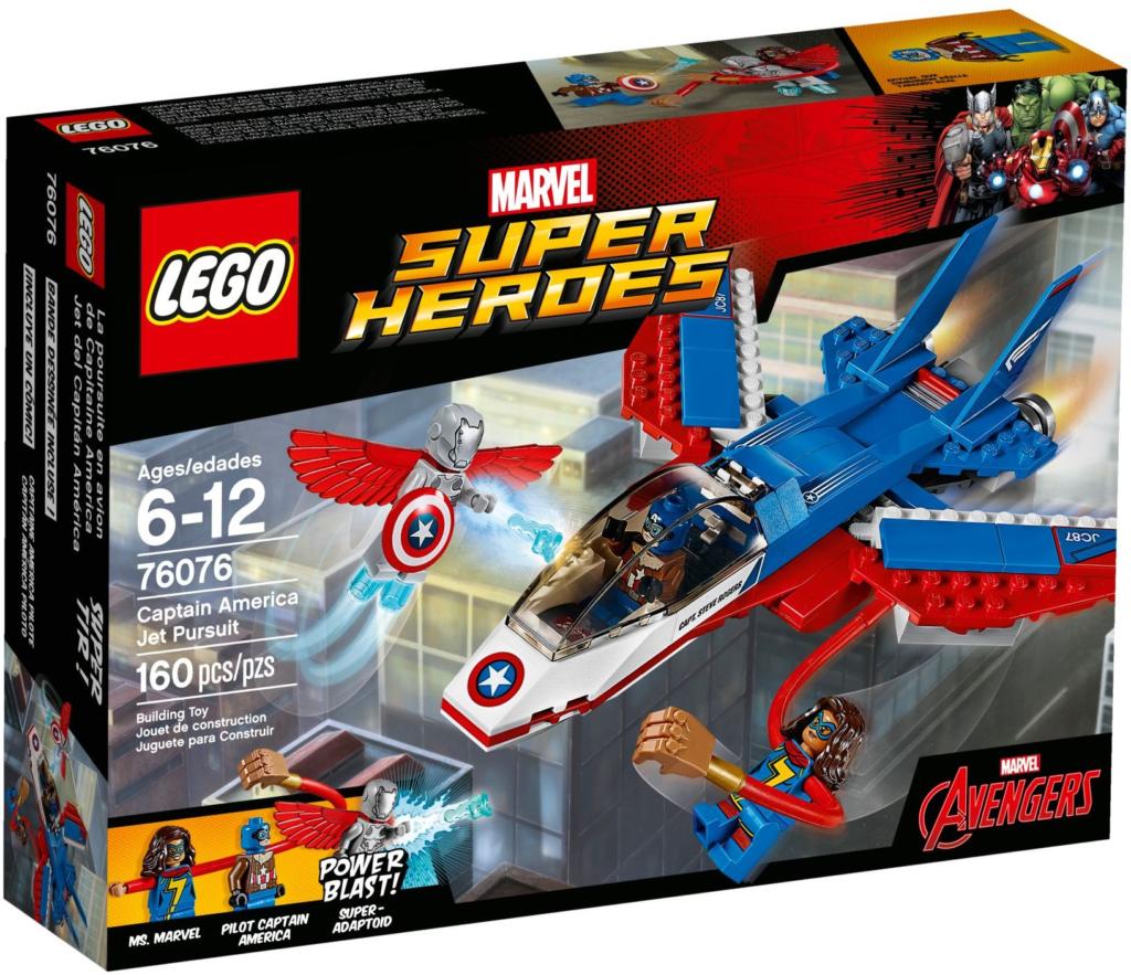 lego marvel 76076 captain america duesenjet jet pursuit