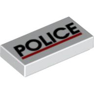 81869 classic fliese 1x2 police weiss