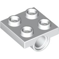 244421 technic lagerplatte 2X2 weiss