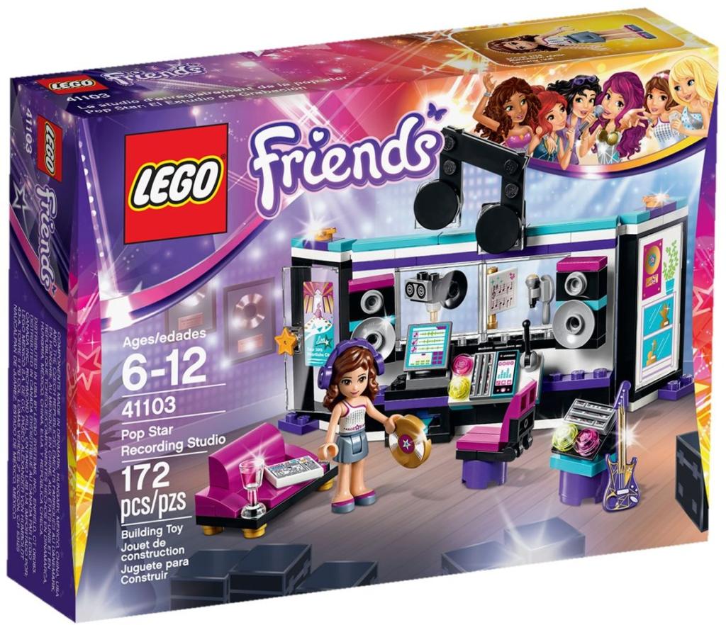 41103 lego friends popstar aufnahmestudio