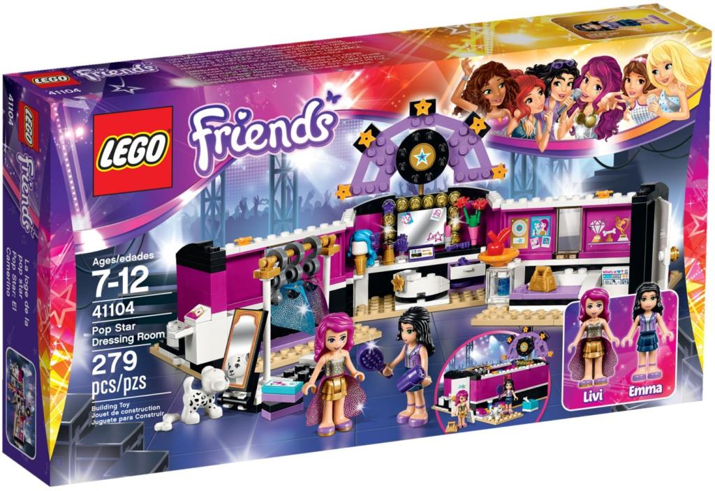 lego friends 41104 pop star dressing room