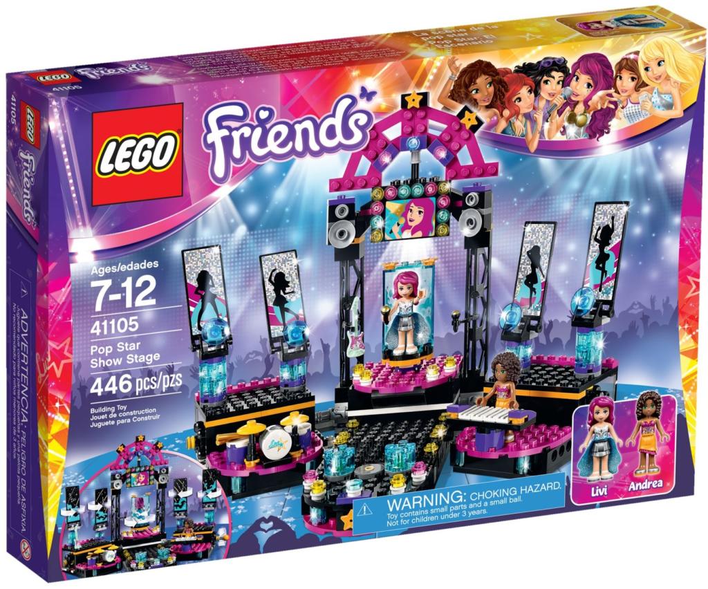 lego friends 41105 pop star show stage