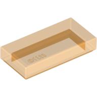 4541710 Classic Fliese 1x2 Transparent Orange 30070