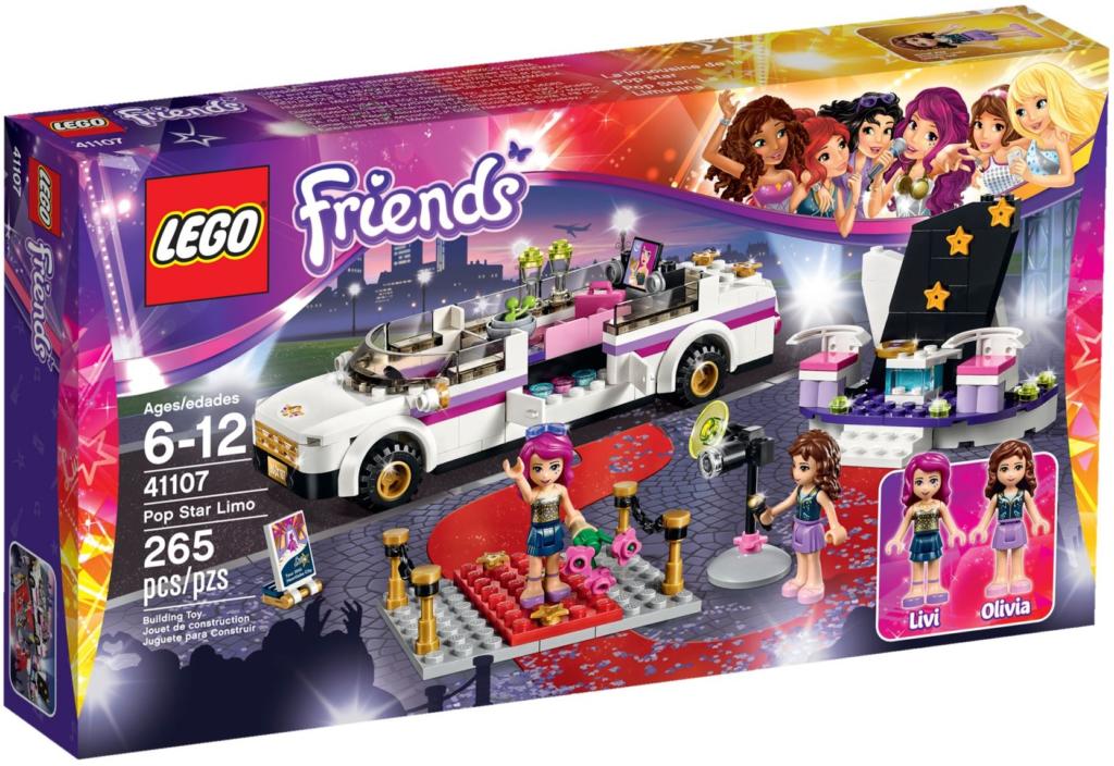 lego friends 41107 popstar limousine