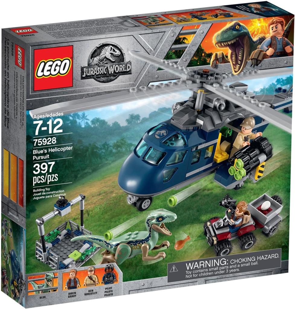 75928 Lego Jurassic World Blues Helicopter Pursuit Blues Hubschrauber Verfolgungsjagd