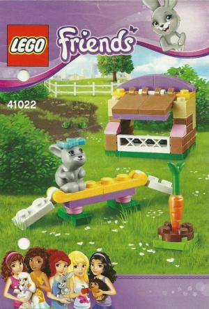 41022: LEGO® Friends Bauanleitung Bunny's Hutch / Kaninchenstall