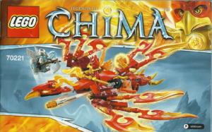 70221: LEGO® Chima Bauanleitung Flinx's Ultimate Phoenix