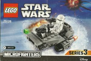 75126: LEGO® Star Wars Bauanleitung First Order Snowspeeder