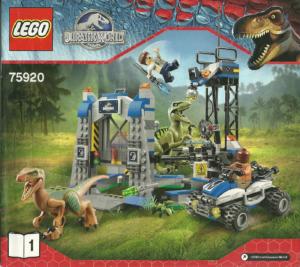75920: LEGO® Jurassic World Bauanleitung Raptor Escape / Ausbruch der Raptoren Heft 1 & 2