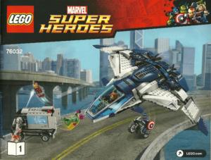 76032: LEGO® MARVEL Super Heroes Bauanleitung The Avengers Quinjet City Chase