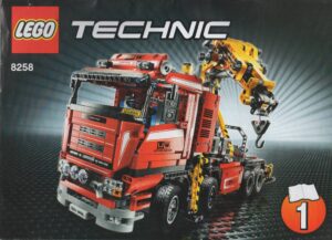 8258: LEGO® Technic Bauanleitung Crane Truck / Kranwagen