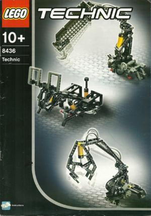 8436: LEGO® Technic Bauanleitung Kranaufbau