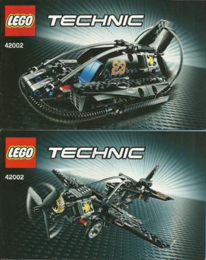 42002: LEGO® Technic Bauanleitung Hovercraft / Flugzeug