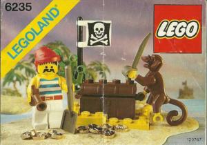 6235: LEGO® System Bauanleitung Buried Treasure
