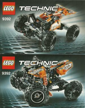 9392: LEGO® Technic Bauanleitung Quad Bike Heft 1 & 2