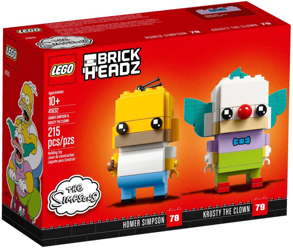 41632 LEGO BrickHeadz Homer Simpson und Krusty the Clown
