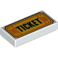 Classic Fliese 1x2 Nr.198 (Ticket)