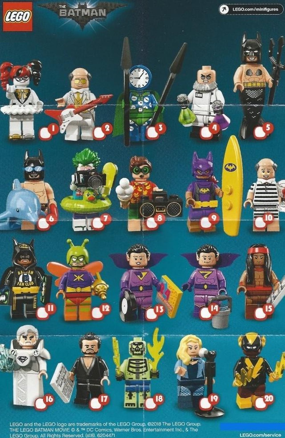 Jual_Lego_Minifigures_The_Batman_Movie_Series_2_Beipackzettel_71020