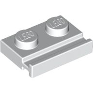 Classic Platte 1×2 mit Führungsschiene