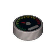 Classic Rundfliese 1x1 Nr.12 (Tacho)