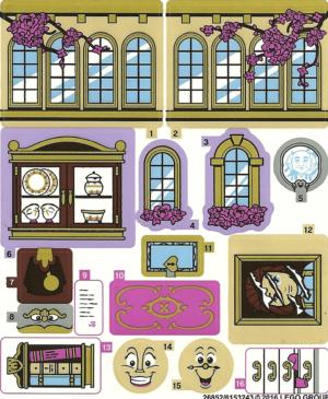 Original Kleberbogen Belles bezauberndes Schloss (41067)