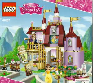 41067: LEGO® Disney Princess Bauanleitung Belles bezauberndes Schloss