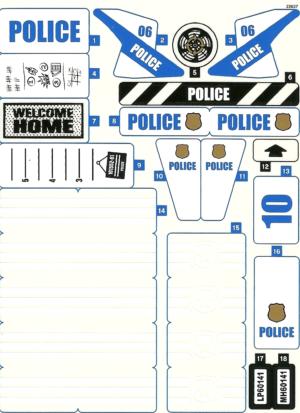 Original Kleberbogen City Polizeistation (60141)