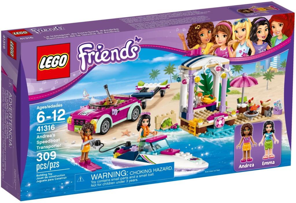 41316: LEGO® Friends Andrea's Speedboat Transporter / Andreas Rennboot-Transporter