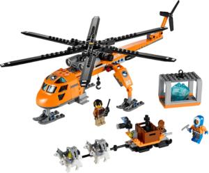 60034 LEGO City Arctic Helicrane Arktis-Helikopter mit Hundeschlitten