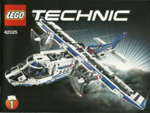 42025 LEGO Technic Bauanleitung Cargo Plane Frachtflugzeug
