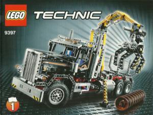9397 LEGO Technic Bauanleitung Logging Truck Holz Transporter