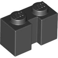 Classic Stein 1x2 mit Nut