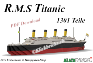 PDF Bauanleitung RMS Titanic 1301 Teile