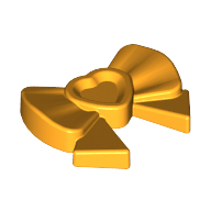 Lego Friends Schleife mit Herz 2x2 (Nr.1)