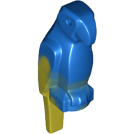 Classic Papagei Blau mit Muster