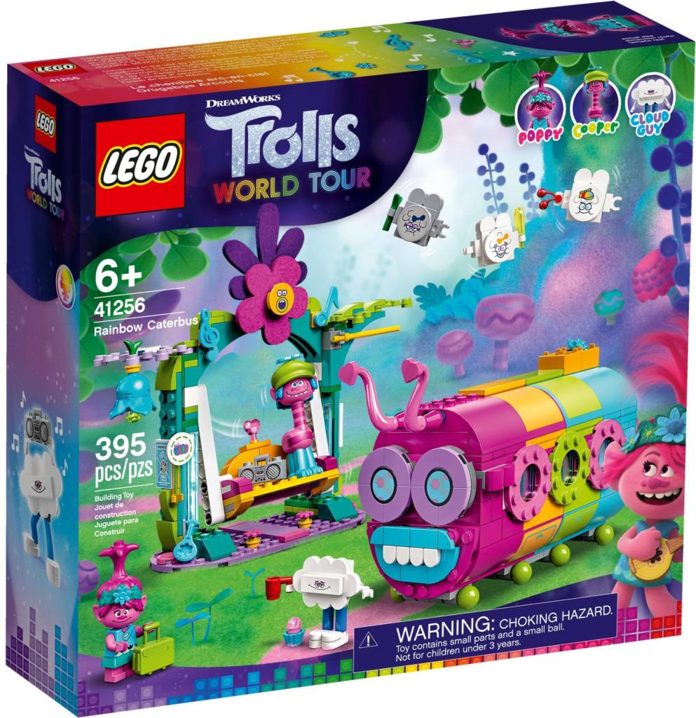 41256 LEGO® TROLLS WORLD TOUR Rainbow Caterbus Regenbogen-Raupenbus