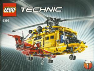 9396: LEGO® Technic Bauanleitung Helicopter