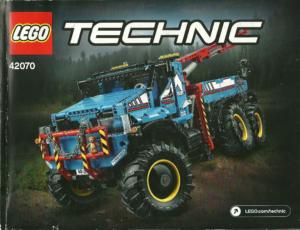 42070: LEGO® Technic Bauanleitung Allrad-Abschleppwagen