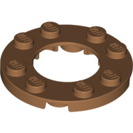 Classic Rundplatte 4x4 mit Loch