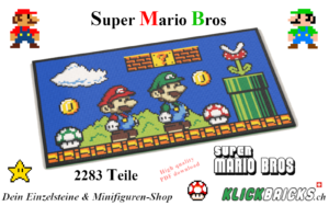 PDF Bauanleitung Super Mario Bros Wand / Tisch Deko