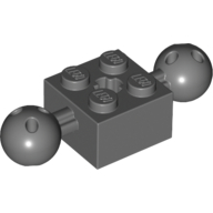 Technic Stein 2x2 mit 2 Ball / Kugel