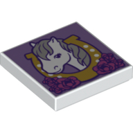 Classic Fliese 2x2 Nr.297 (Pferd)