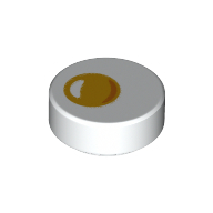 Classic Rundfliese 1x1 Nr.81 (Spiegelei)