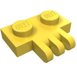 Classic Scharnierplatte 1×2